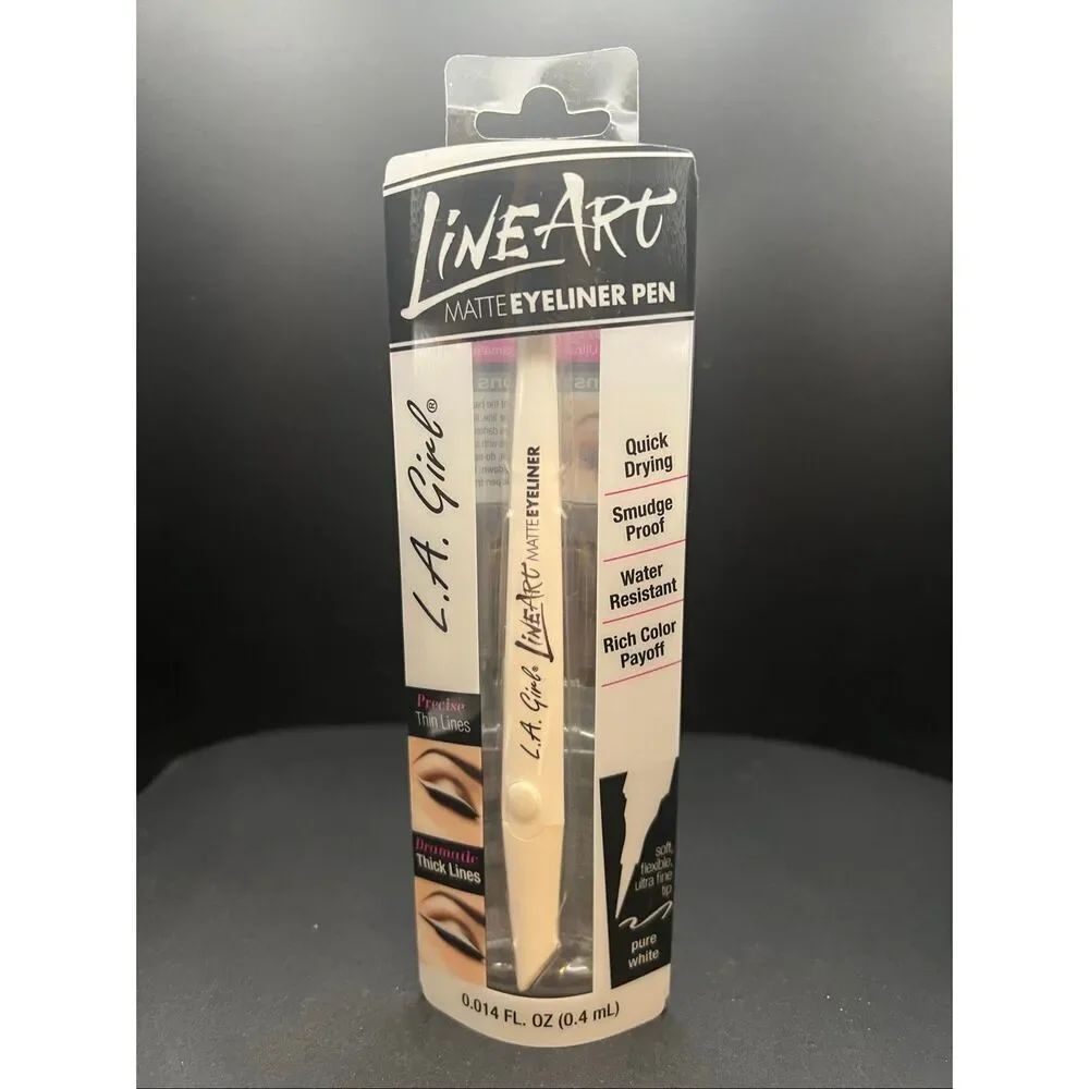 LA Girl Line Art Matte Eyeliner Pen in Pure White (GLE715)